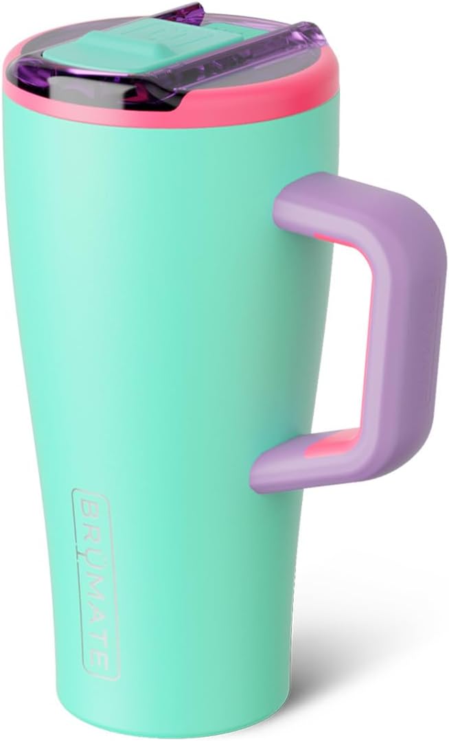 Era Flip 30oz Tumbler with 100% Leakproof Covered Straw Lid | Hygienic Covered Straw | Insulated Stainless Steel Water Bottle with Handle | Cup Holder Friendly | BPA-Free (Sage)
