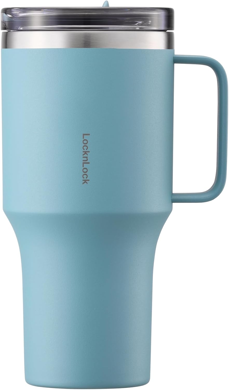 Metro Travel Mug, Premium 18/8 Stainless Steel Tumbler Cup for Hot and Cold Drinks, Double Wall Insulated with Handle and Lid, Ivory, 27oz