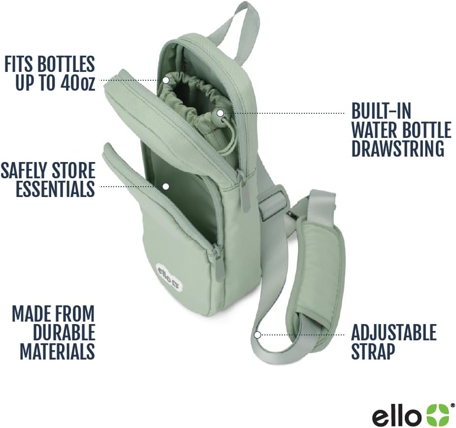 Ello Crossbody Sling Water Bottle Bag