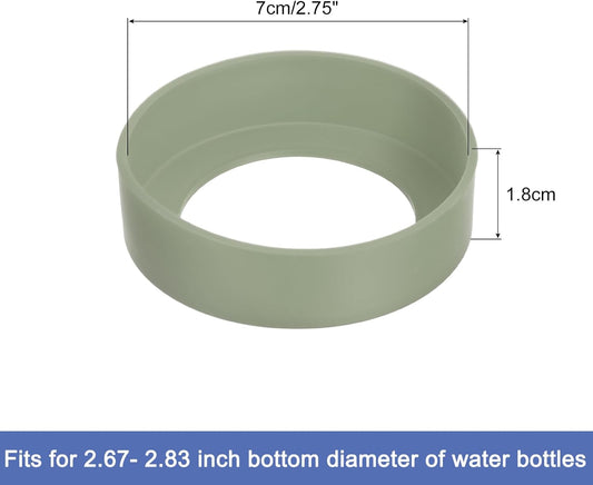 uxcell Water Bottle Boot, Protective Silicone Boot Sleeve Non Slip Bottom Cover Bumper for Water Bottles Mug Tumbler