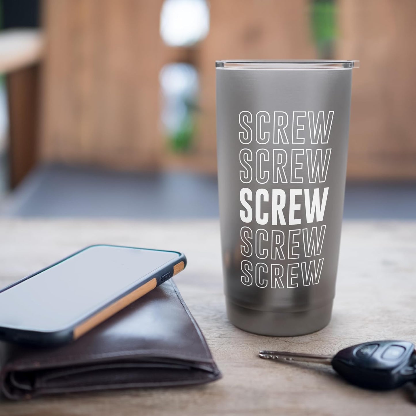 Screw Stainless Steel Insulated Tumbler