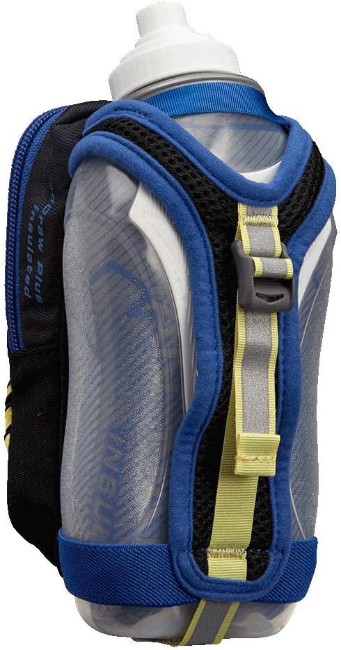 Nathan SpeedDraw Plus Insulated Handheld Water Bottle – Grip-Free Running Flask for Runners, Hiking, and Sports