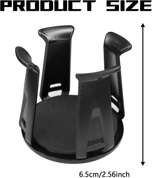 Car Cup Holder Expander, 2PCS Cup Holder Insert Adapter for Car, Adjustable Automotive Slim Can Cupholder Expander for Fixing Beverage Bottle Water Cups, Adhesive Energy Drink Storage Rack