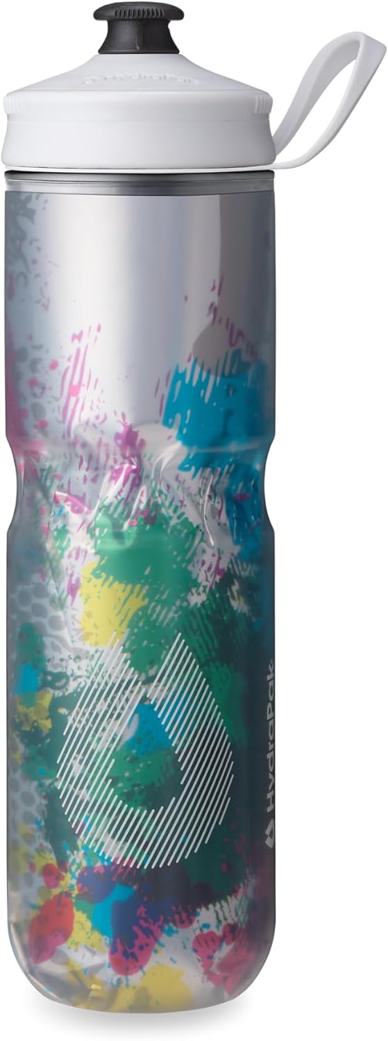 HydraPak | Polar Bottle - Polar Sport Insulated Water Bottle - BPA-Free, Sport & Bike Squeeze Bottle with Handle (Pulse Blue, 700ml / 24oz)