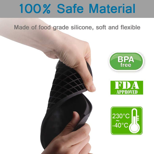 Silicone Mini Ice Cube Trays, 160 Crushed Ice Cube Molds Easy Release Small Ice Cube for Chilling Whiskey Cocktail, Kitchen Gadgets Stackable Ice Trays, Specialty Accessories Tool for Freezer