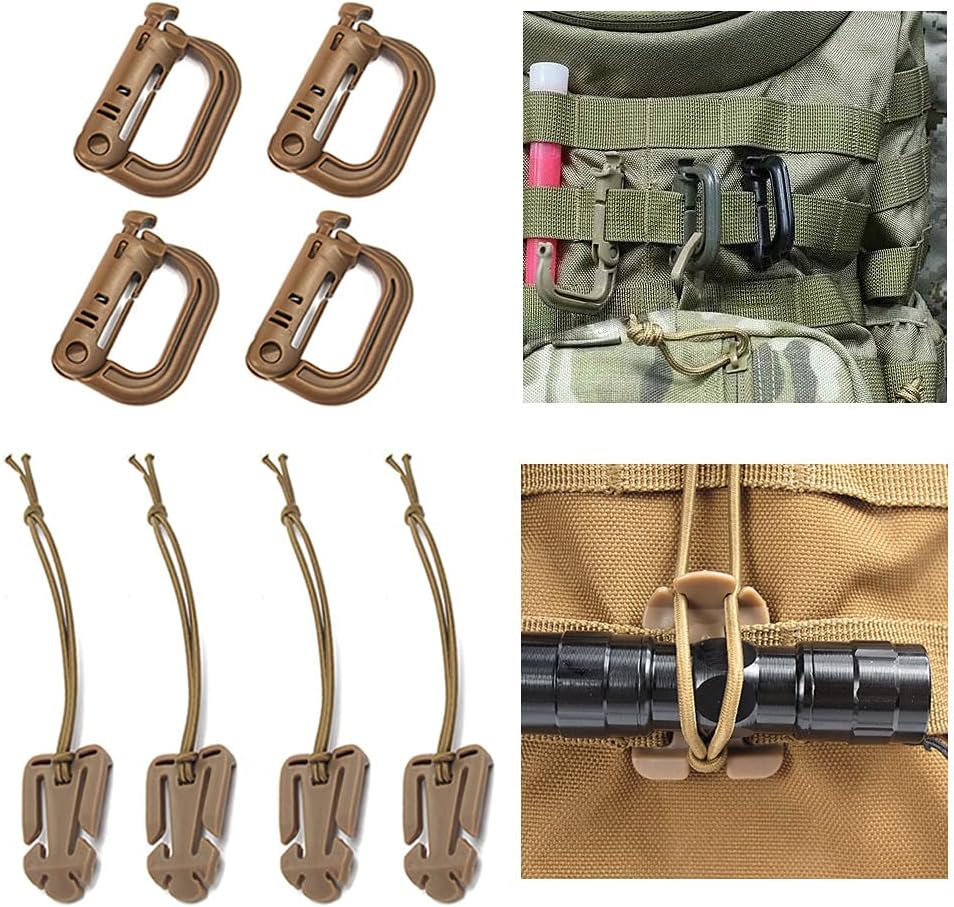 Upgraded Sports Water Bottles Pouch Bag, Tactical Drawstring Molle Water Bottle Holder Tactical Pouches, Travel Mesh Water Bottle Bag Tactical Hydration Carrier