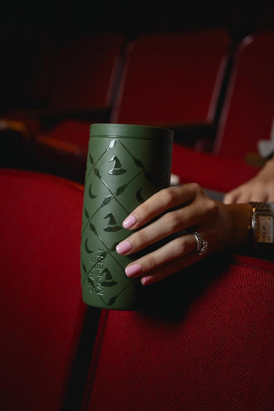 Simple Modern Halloween Signature Voyager | 16oz Travel Coffee Mug Tumbler with 360° Lid | Gifts for Women Men | Ceramic-Lined Insulated Stainless Steel Cold Brew Iced Coffee Cup | Spooky Mix