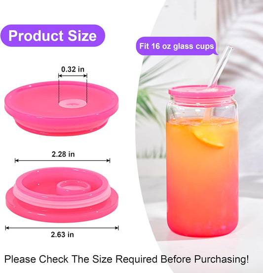 10 Pcs 20 oz Tumbler Lid Plastic Skinny Tumbler Lid Replacement Splash Resistant 20 oz Silicone Sliding Skinny Tumbler Lids, BPA Free, Straw Friendly, Multi-Colored