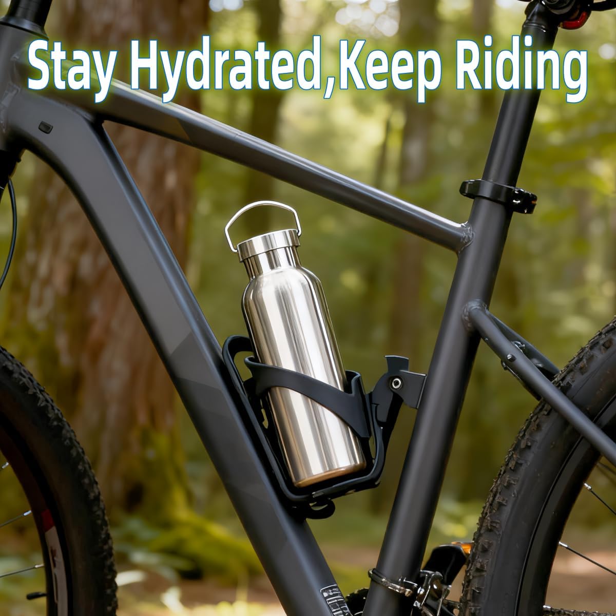 Vacuum Insulated Stainless Steel Water Bottle Insulated Water Bottle Wide Mouth Insulated Metal Bottle for Cold Drinks I BPA-Free Bottle for Travel (17oz)