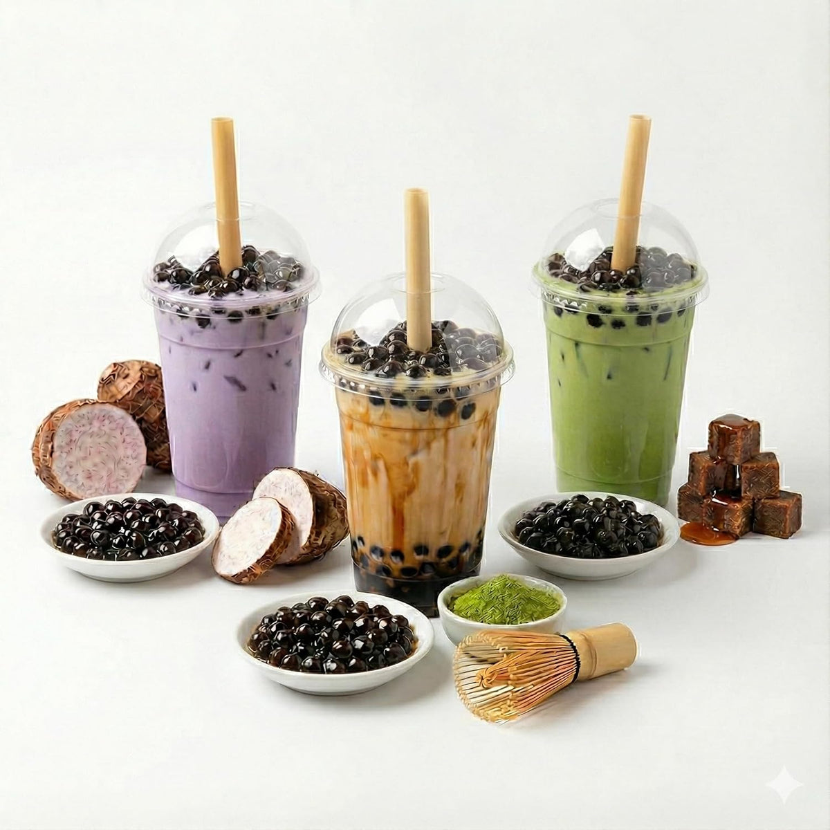 All in One Boba Tea Kit for Kids - Mixed Fruit, 6 Servings