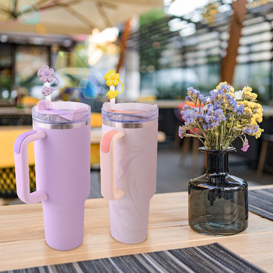 Cherry Blossom Straw Topper fit Stanley 30&40oz Tumbler