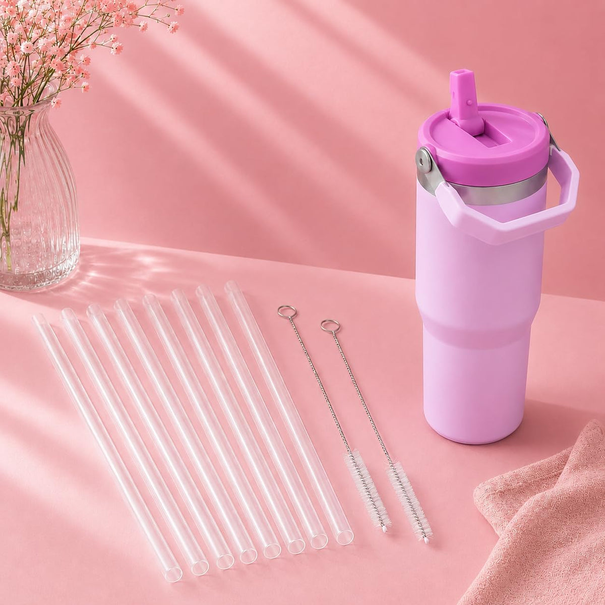 Replacement Straws for Stanley IceFlow Flip 30oz Tumbler Only