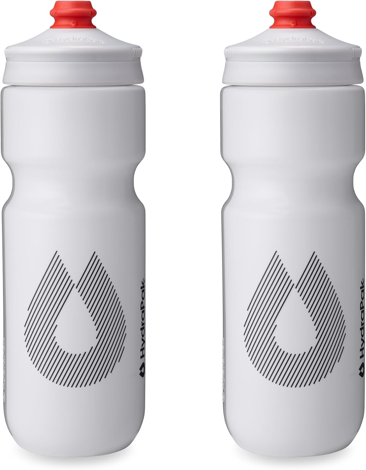 Breakaway Surge Lightweight Bike Water Bottle (30oz, White)