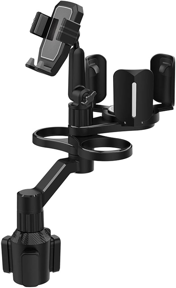 3 in 1 Car Cup Holder Expander with Adjustable Base, All Purpose Car Cup Holder and Organizer, Road Trip Essentials Car Accessories for Snack Bottles Cups Drinks (B03)