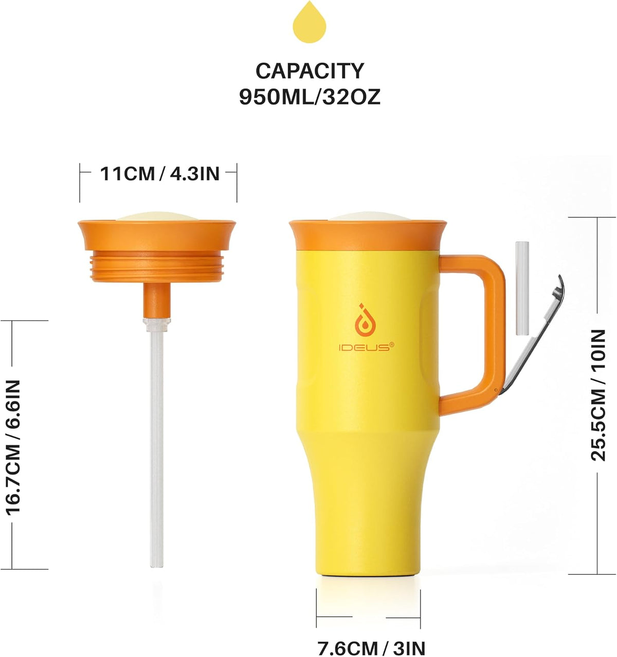 20 oz Tumbler, Travel Coffee Mug with Splash Proof Sliding Lid, Double Wall Stainless Steel Vacuum Insulated Coffee Mug for Home and Office, Keep Beverages Hot or Cold, Avocado Green