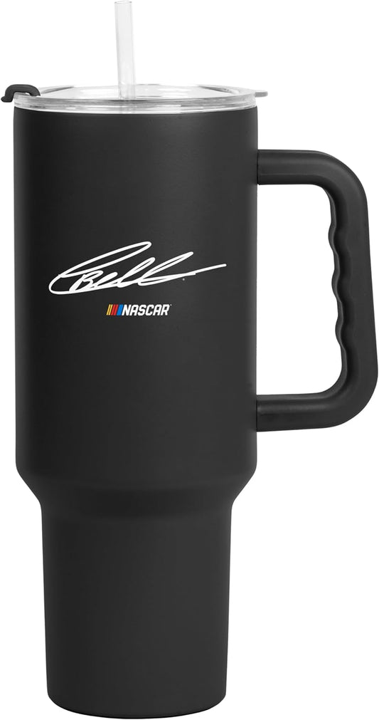 NASCAR 40oz Flipside Powder Coat Tumbler – 40oz Vacuum Insulated Tumbler, Long-Lasting Durable Finish, NASCAR Racing Design – Great for Travel and Outdoor Events