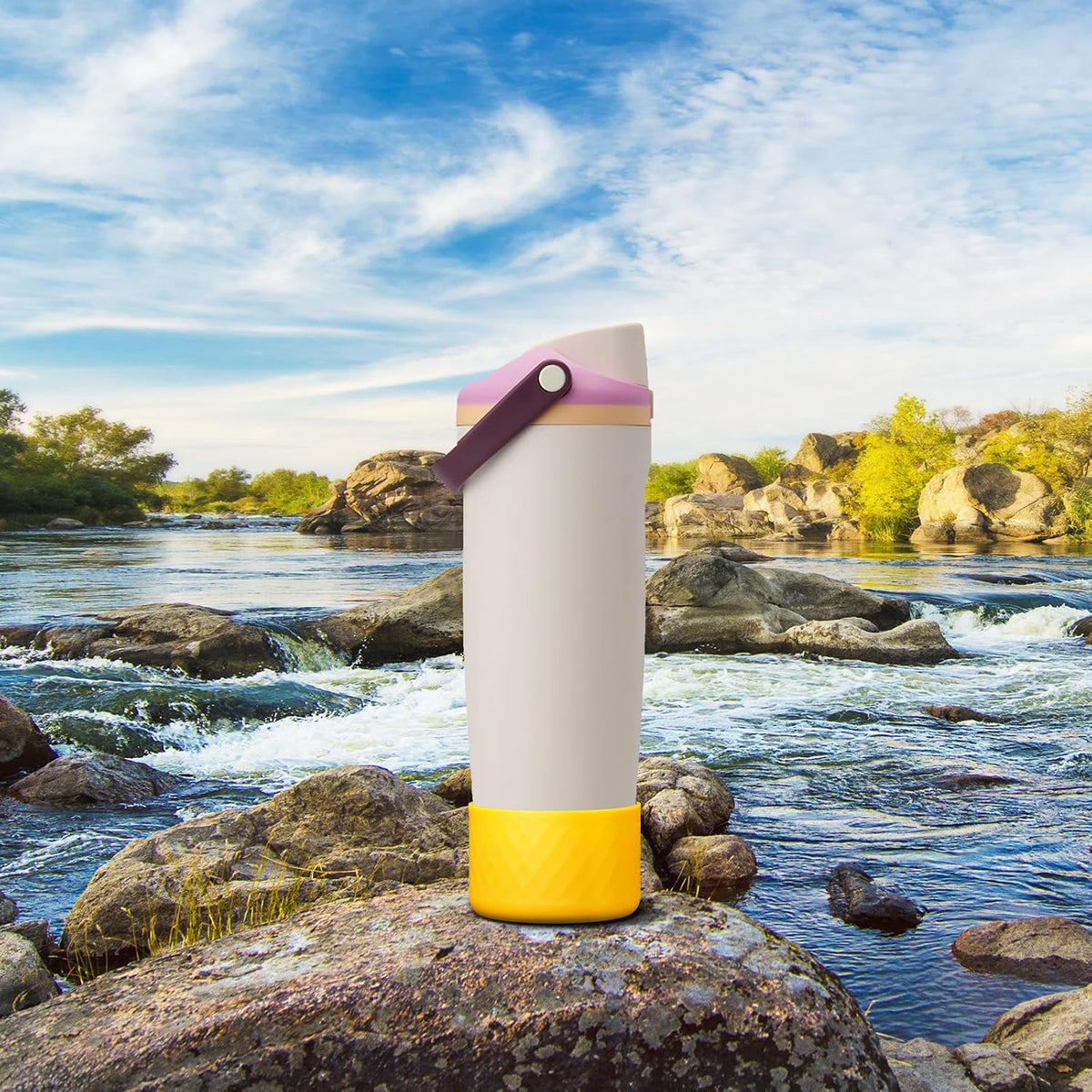 Silicone Boot for Owala 30oz & 40oz FreeSip Sway Bottles & Tumblers, Anti-Slip, Scratch-Resistant, Stability Enhancer, Protective Sleeve Accessories