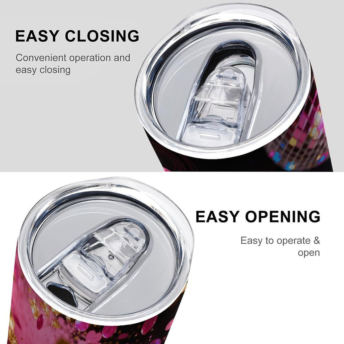 Neon Pink Splatter Car Cup Stainless Steel Tea Cup Insulated Leakproof Water Cup Premiumly Car Tumbler For Driving Commuting Travel Office Home Daily Used Cup