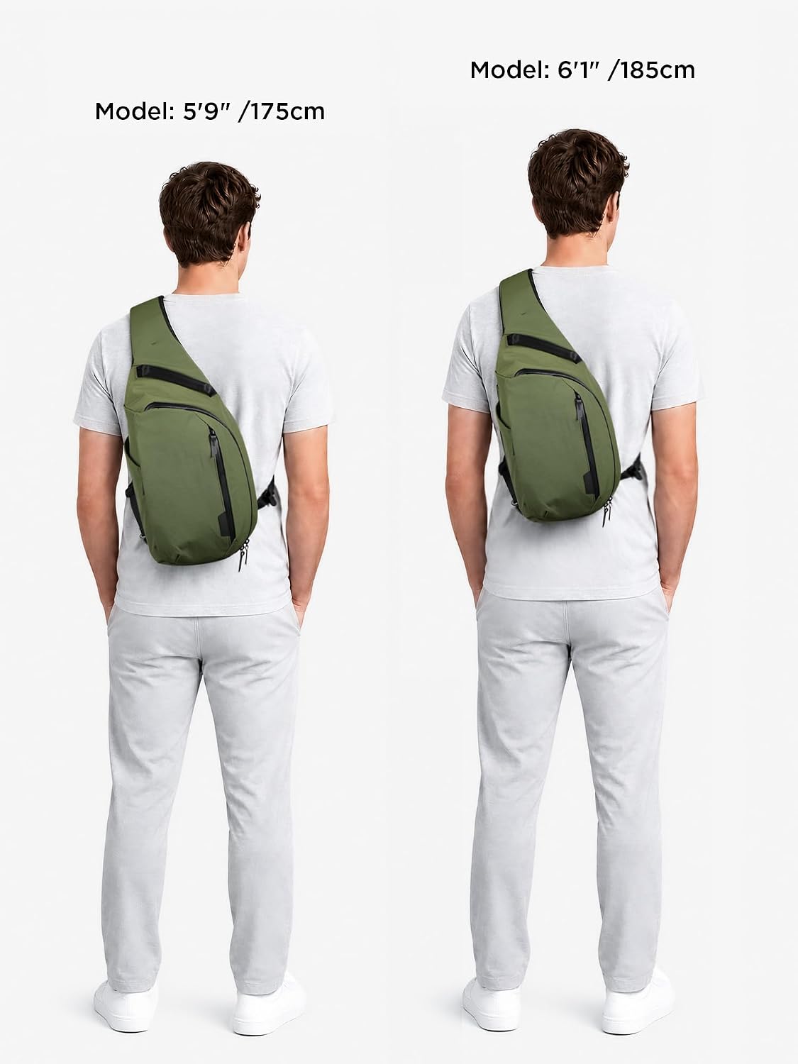 Metro Crossbody - Crossbody Bag Men,Sling Backpack - Fits 11" Tablet - Single Shoulder