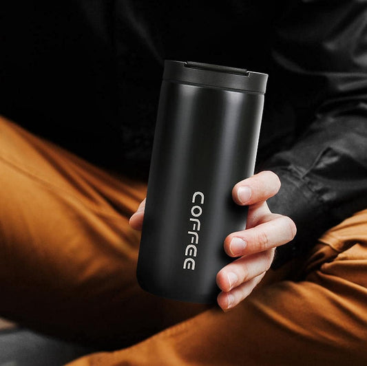Travel Mug Vacuum Insulated Coffee Mug, Blue, 13.5oz/400ml