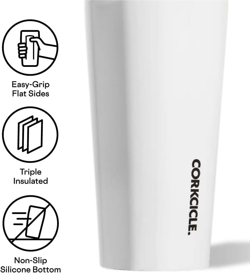 Classic Tumbler 24 oz Triple Insulated, Cacao | Cold Up to 9 Hours, Hot Up to 3 Hours, Triple Insulated, Sliding Lid, Cupholder Friendly, Non-Slip Bottom