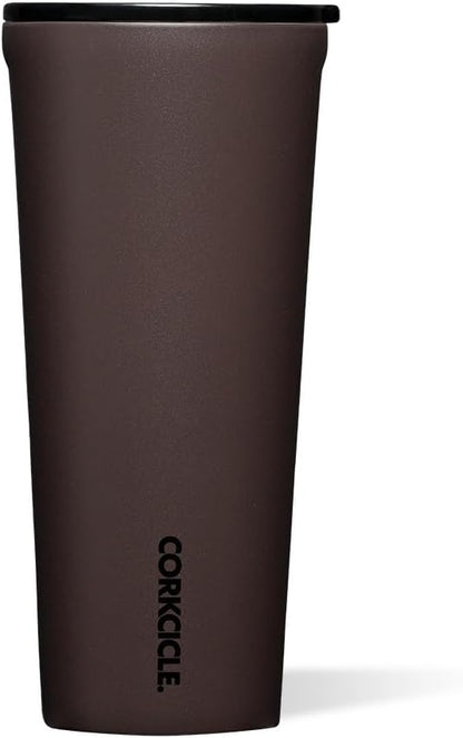 Classic Tumbler 24 oz Triple Insulated, Cacao | Cold Up to 9 Hours, Hot Up to 3 Hours, Triple Insulated, Sliding Lid, Cupholder Friendly, Non-Slip Bottom