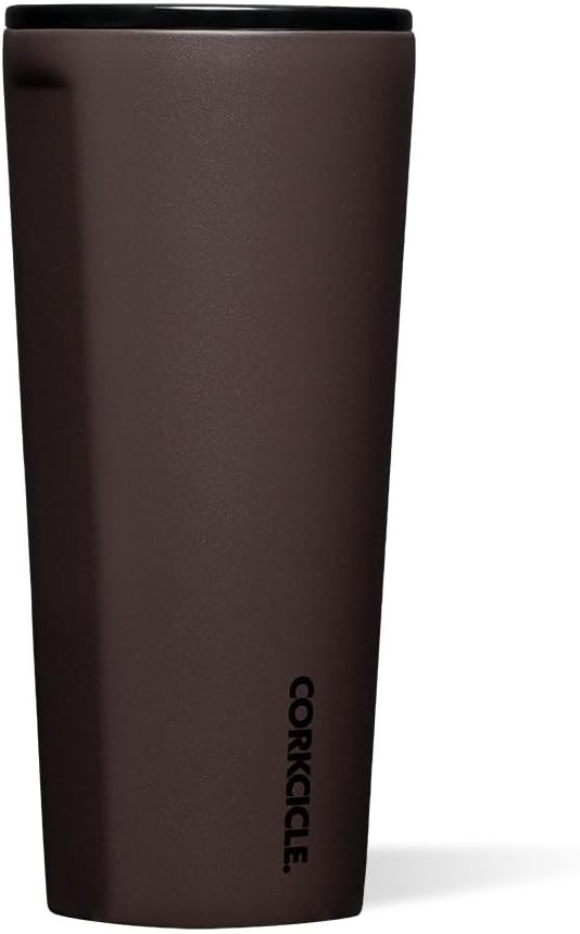 Classic Tumbler 24 oz Triple Insulated, Cacao | Cold Up to 9 Hours, Hot Up to 3 Hours, Triple Insulated, Sliding Lid, Cupholder Friendly, Non-Slip Bottom
