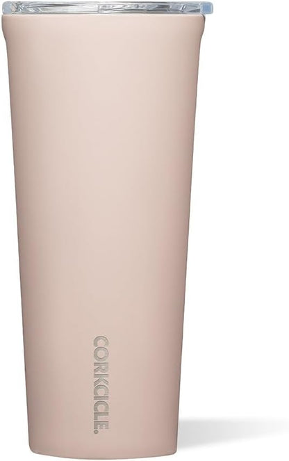 Classic Tumbler 24 oz Triple Insulated, Cacao | Cold Up to 9 Hours, Hot Up to 3 Hours, Triple Insulated, Sliding Lid, Cupholder Friendly, Non-Slip Bottom
