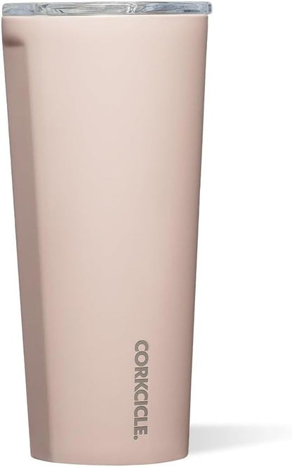 Classic Tumbler 24 oz Triple Insulated, Cacao | Cold Up to 9 Hours, Hot Up to 3 Hours, Triple Insulated, Sliding Lid, Cupholder Friendly, Non-Slip Bottom