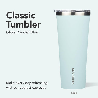 Classic Tumbler 24 oz Triple Insulated, Cacao | Cold Up to 9 Hours, Hot Up to 3 Hours, Triple Insulated, Sliding Lid, Cupholder Friendly, Non-Slip Bottom