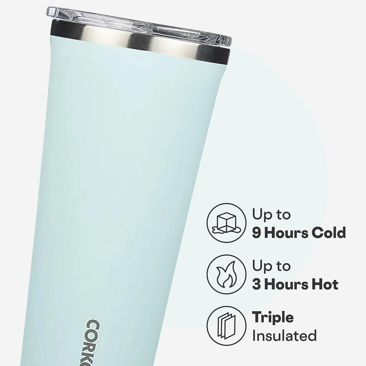 Classic Tumbler 24 oz Triple Insulated, Cacao | Cold Up to 9 Hours, Hot Up to 3 Hours, Triple Insulated, Sliding Lid, Cupholder Friendly, Non-Slip Bottom