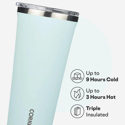 Classic Tumbler 24 oz Triple Insulated, Cacao | Cold Up to 9 Hours, Hot Up to 3 Hours, Triple Insulated, Sliding Lid, Cupholder Friendly, Non-Slip Bottom