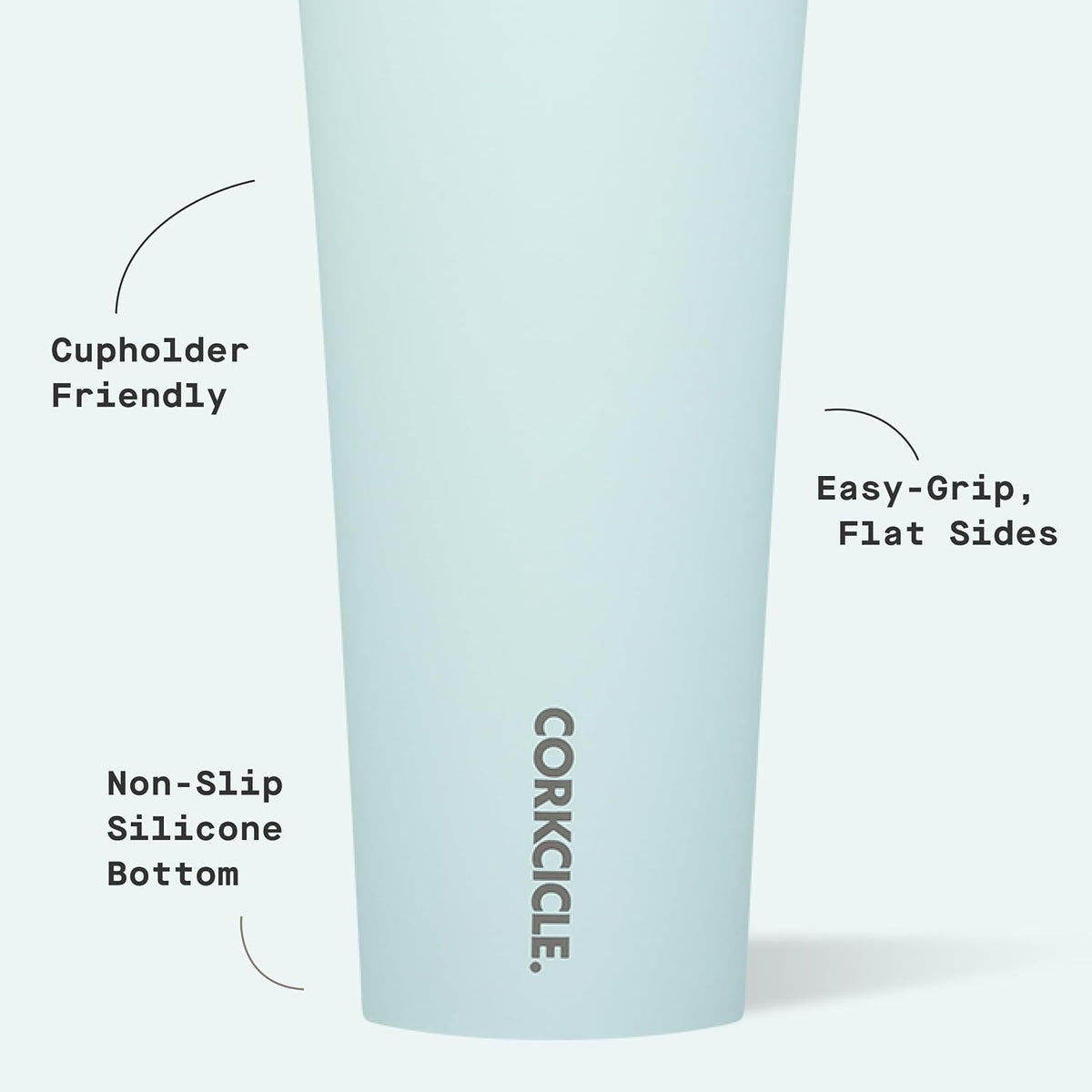Classic Tumbler 24 oz Triple Insulated, Cacao | Cold Up to 9 Hours, Hot Up to 3 Hours, Triple Insulated, Sliding Lid, Cupholder Friendly, Non-Slip Bottom