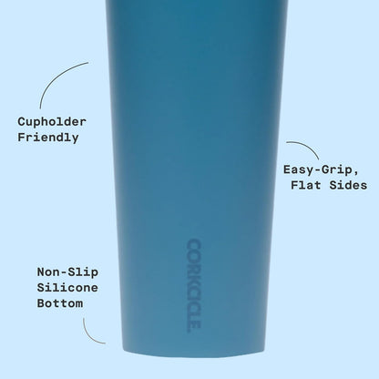 Classic Tumbler 24 oz Triple Insulated, Cacao | Cold Up to 9 Hours, Hot Up to 3 Hours, Triple Insulated, Sliding Lid, Cupholder Friendly, Non-Slip Bottom