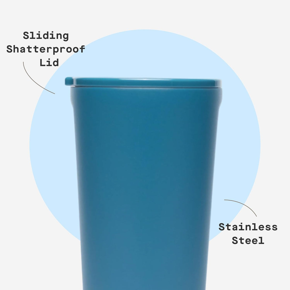 Classic Tumbler 24 oz Triple Insulated, Cacao | Cold Up to 9 Hours, Hot Up to 3 Hours, Triple Insulated, Sliding Lid, Cupholder Friendly, Non-Slip Bottom