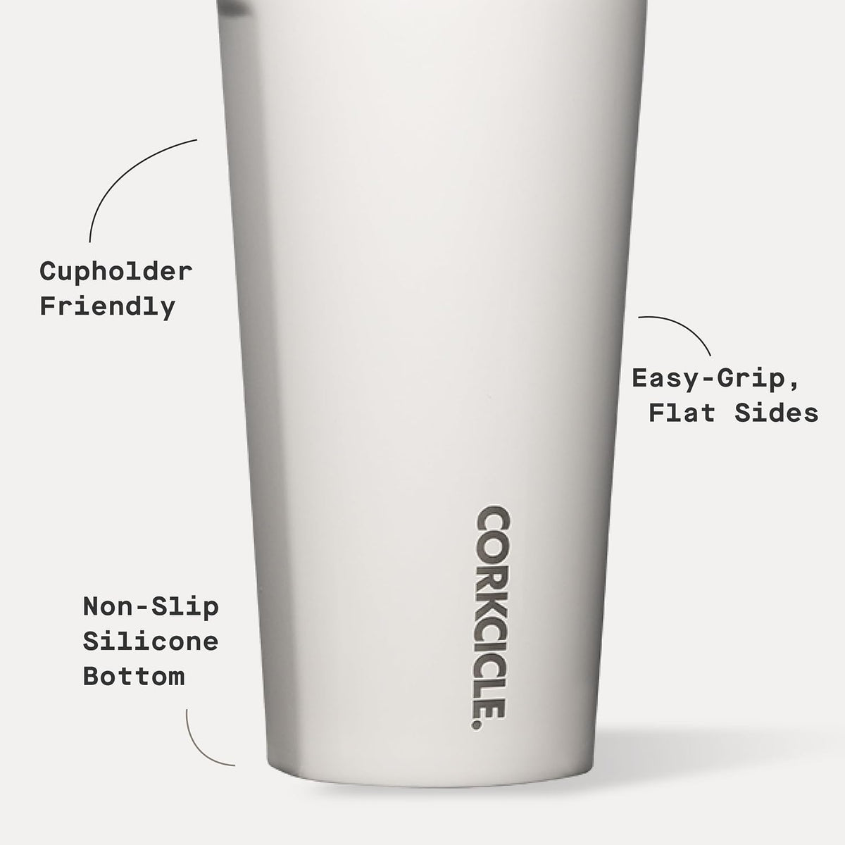 Classic Tumbler 24 oz Triple Insulated, Cacao | Cold Up to 9 Hours, Hot Up to 3 Hours, Triple Insulated, Sliding Lid, Cupholder Friendly, Non-Slip Bottom