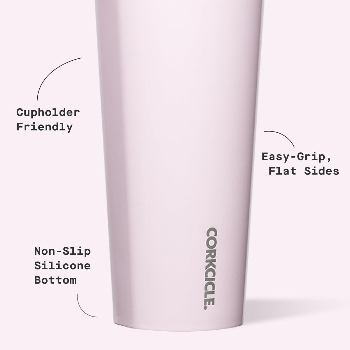 Classic Tumbler 24 oz Triple Insulated, Cacao | Cold Up to 9 Hours, Hot Up to 3 Hours, Triple Insulated, Sliding Lid, Cupholder Friendly, Non-Slip Bottom