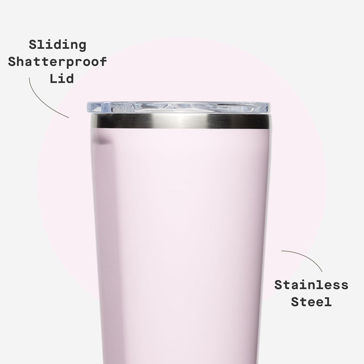 Classic Tumbler 24 oz Triple Insulated, Cacao | Cold Up to 9 Hours, Hot Up to 3 Hours, Triple Insulated, Sliding Lid, Cupholder Friendly, Non-Slip Bottom