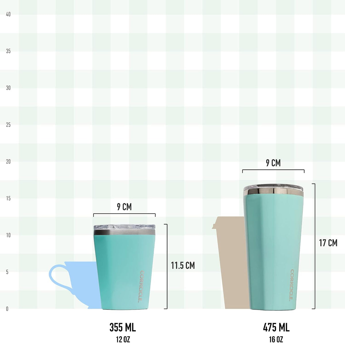 Classic Tumbler 24 oz Triple Insulated, Cacao | Cold Up to 9 Hours, Hot Up to 3 Hours, Triple Insulated, Sliding Lid, Cupholder Friendly, Non-Slip Bottom