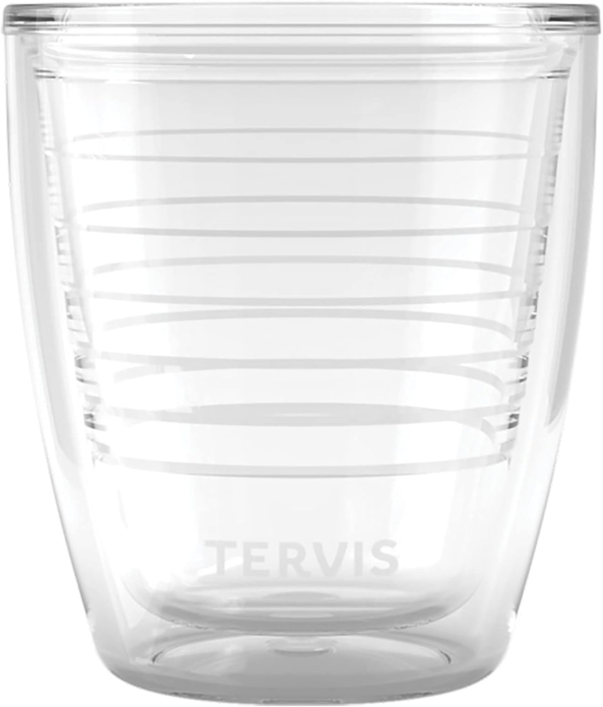 Tervis Clear & Colorful Tabletop Made in USA Double Walled Insulated Tumbler Travel Cup Keeps Drinks Cold & Hot, 16oz Mug, Clear | Double-wall insulation, keeps drinks hot or cold, made in USA