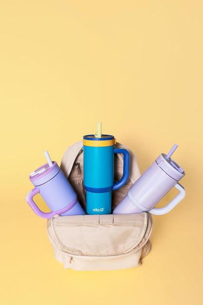 Oasis 18oz Insulated Stainless Steel Kids Tumbler with Straw, Glacier