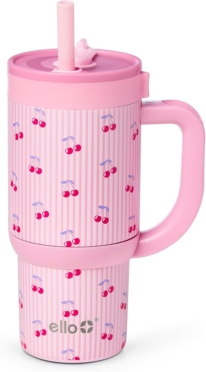 Oasis 18oz Insulated Stainless Steel Kids Tumbler with Straw, Glacier