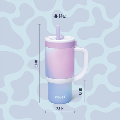Oasis 18oz Insulated Stainless Steel Kids Tumbler with Straw, Glacier