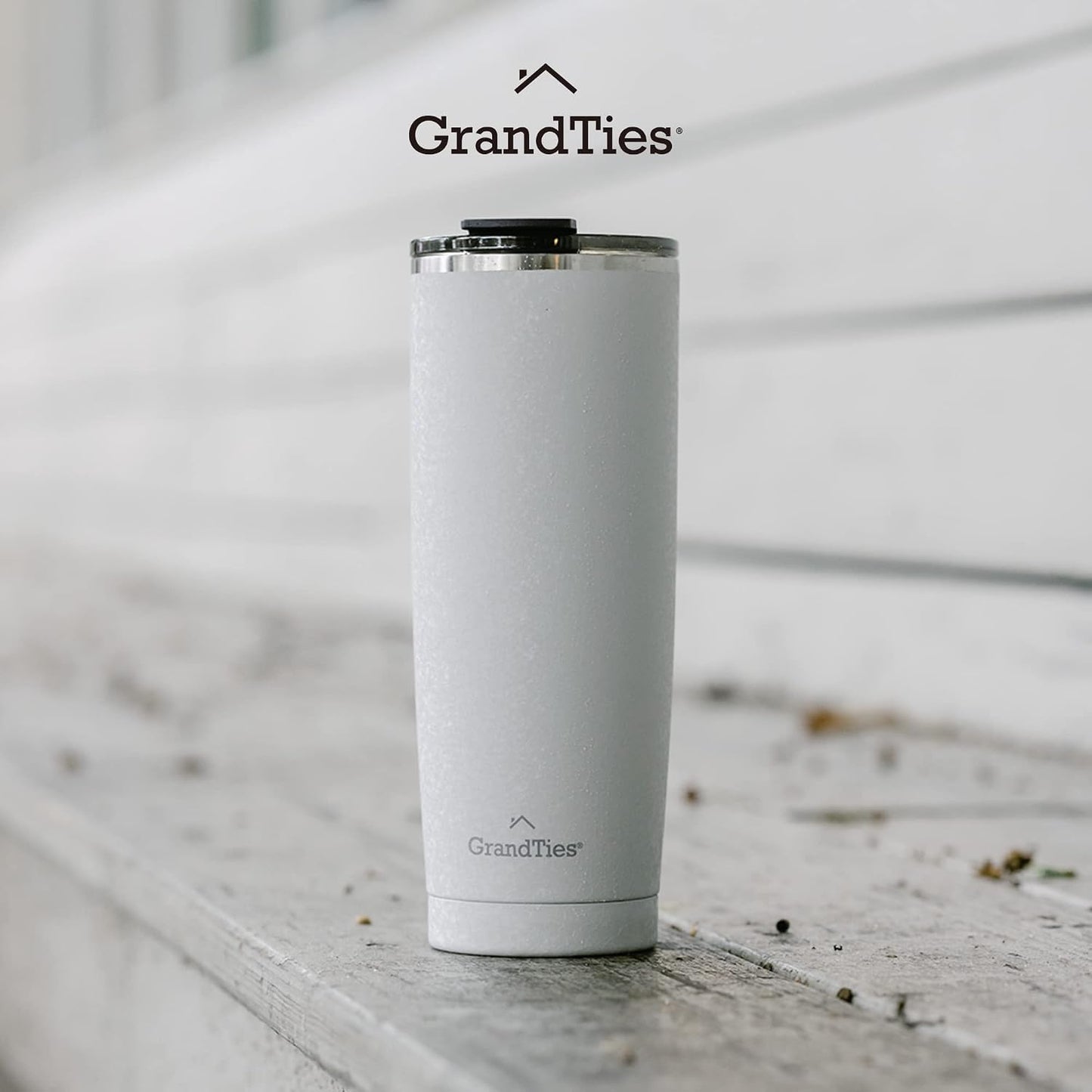 Insulated Coffee Tumbler Cup w/Tritan Lid | Leak Proof, Reusable, Double Walled Vacuum Stainless Steel Water Bottle Travel Mug | Thermal Cups for Hot and Cold Drinks | 20oz | Periwinkle