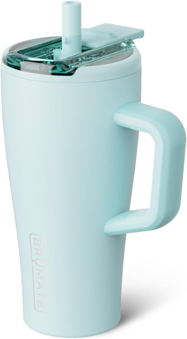 Era Flip 30oz Tumbler with 100% Leakproof Covered Straw Lid | Hygienic Covered Straw | Insulated Stainless Steel Water Bottle with Handle | Cup Holder Friendly | BPA-Free (Sage)
