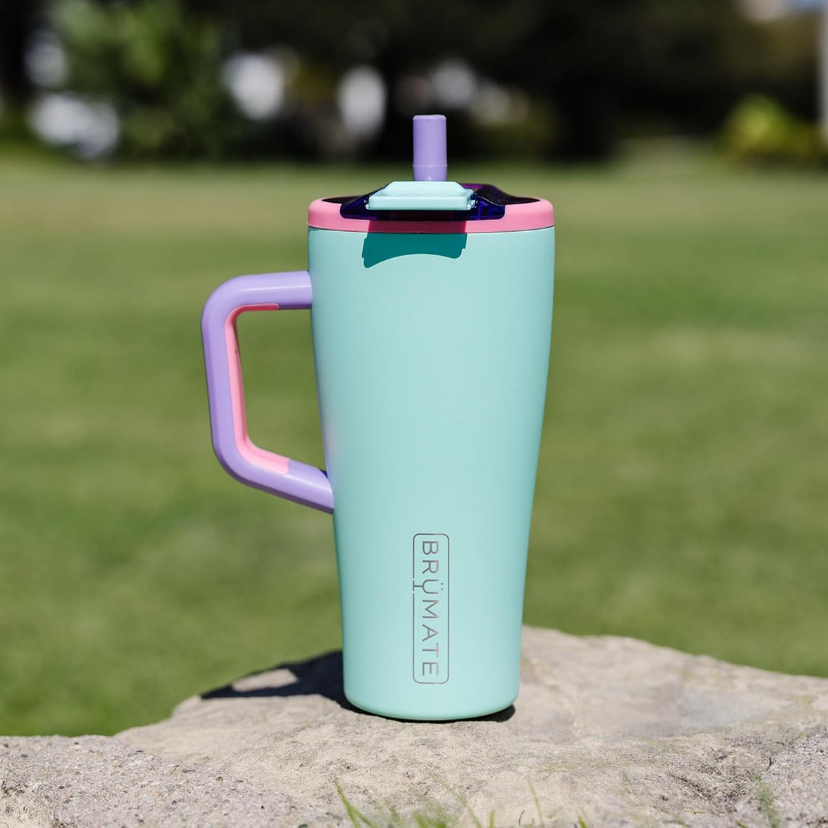 Era Flip 30oz Tumbler with 100% Leakproof Covered Straw Lid | Hygienic Covered Straw | Insulated Stainless Steel Water Bottle with Handle | Cup Holder Friendly | BPA-Free (Sage)