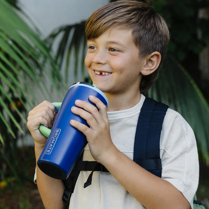 Era Flip 30oz Tumbler with 100% Leakproof Covered Straw Lid | Hygienic Covered Straw | Insulated Stainless Steel Water Bottle with Handle | Cup Holder Friendly | BPA-Free (Sage)