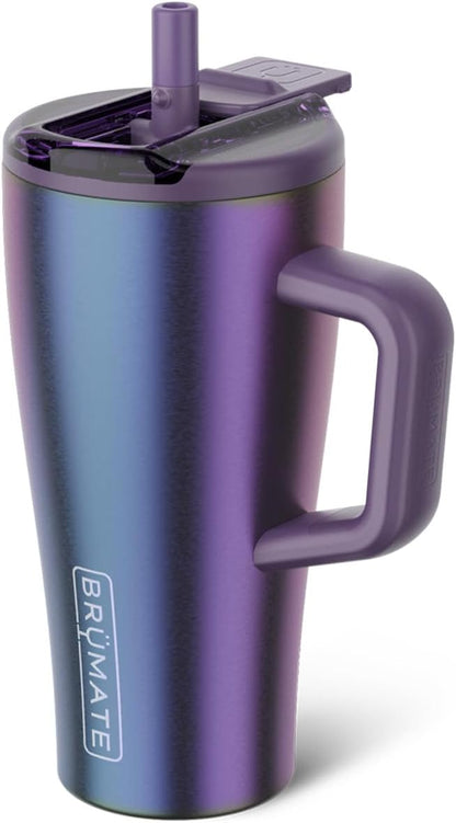 Era Flip 30oz Tumbler with 100% Leakproof Covered Straw Lid | Hygienic Covered Straw | Insulated Stainless Steel Water Bottle with Handle | Cup Holder Friendly | BPA-Free (Sage)