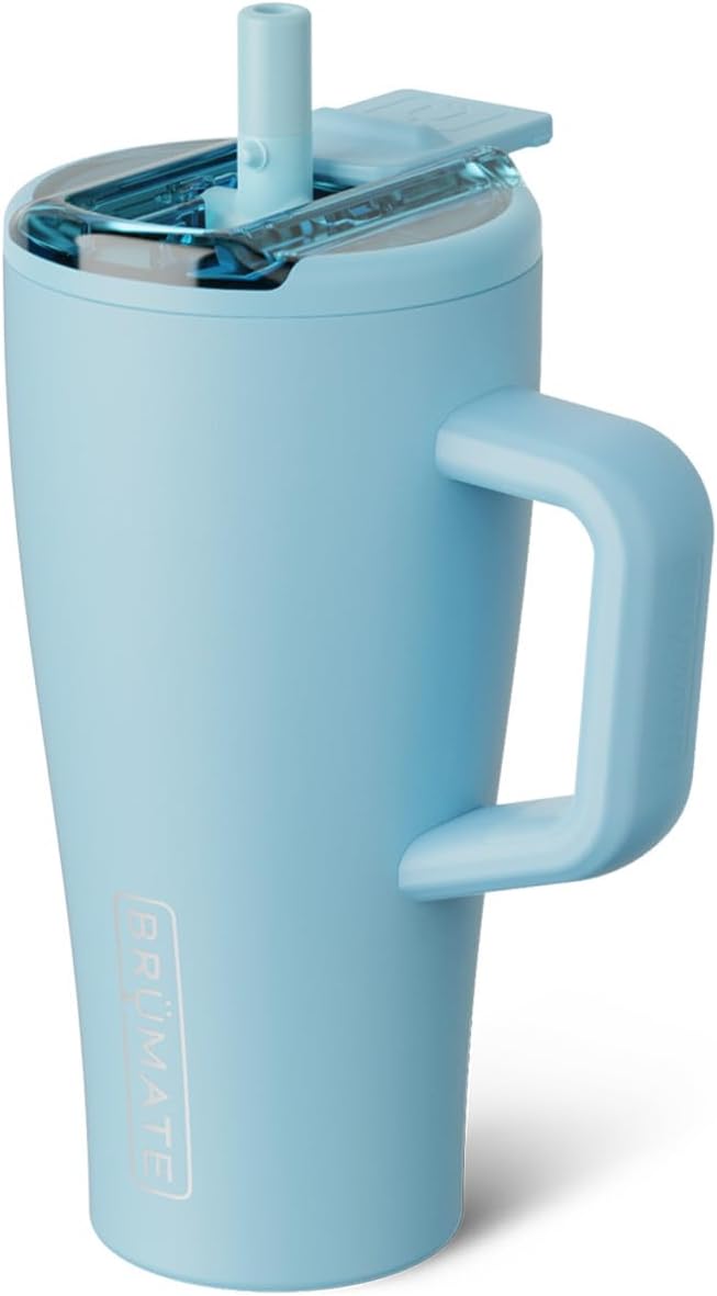 Era Flip 30oz Tumbler with 100% Leakproof Covered Straw Lid | Hygienic Covered Straw | Insulated Stainless Steel Water Bottle with Handle | Cup Holder Friendly | BPA-Free (Sage)