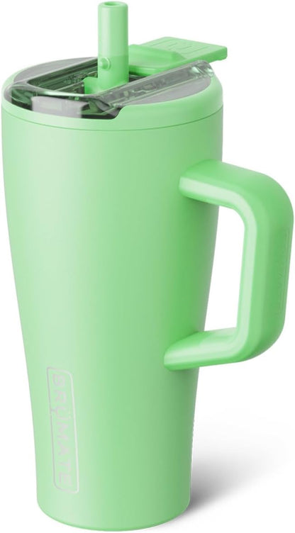 Era Flip 30oz Tumbler with 100% Leakproof Covered Straw Lid | Hygienic Covered Straw | Insulated Stainless Steel Water Bottle with Handle | Cup Holder Friendly | BPA-Free (Sage)